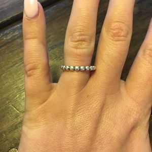 Eternal Clouds Stackable Ring
